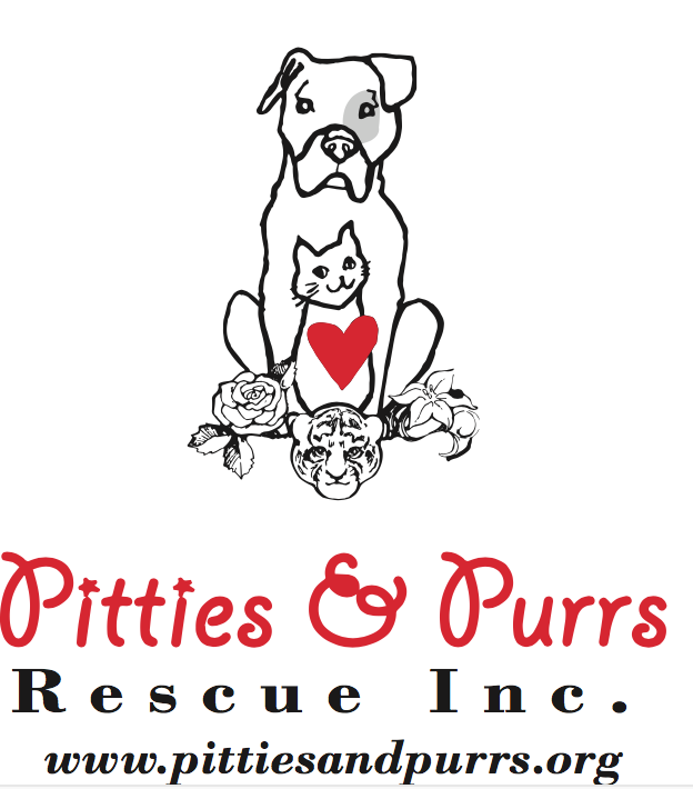 Pitties and Purrs logo