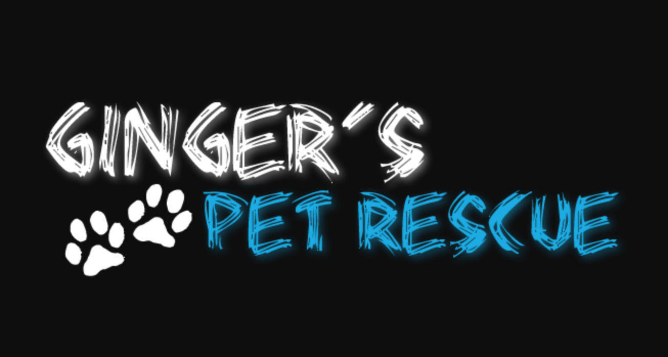 Ginger's pet rescue logo