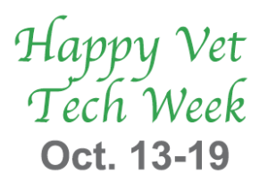 Happy Vet Tech week