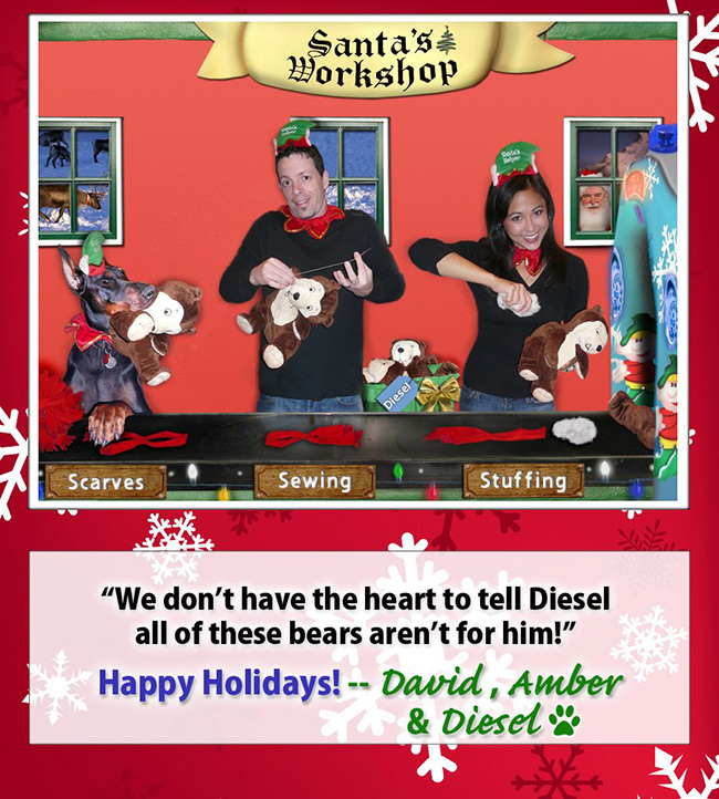 Holiday card from Henrich's