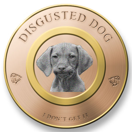 Dogecoin - disgusted dog