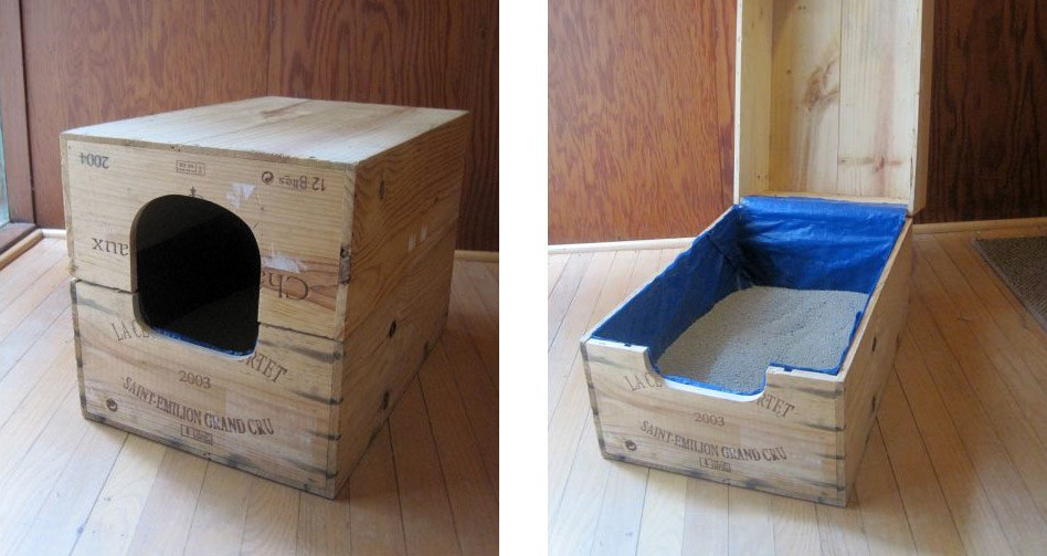 8 Creative Ways To Hide Your Cat S Litter Box Healthy Paws - Diy Cat Litter Box Enclosure Tote